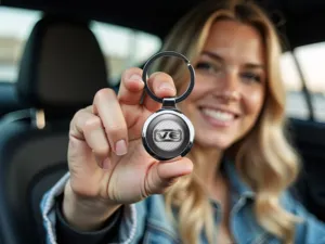 Porte-clés Logo Alliage Premium Personnalisé